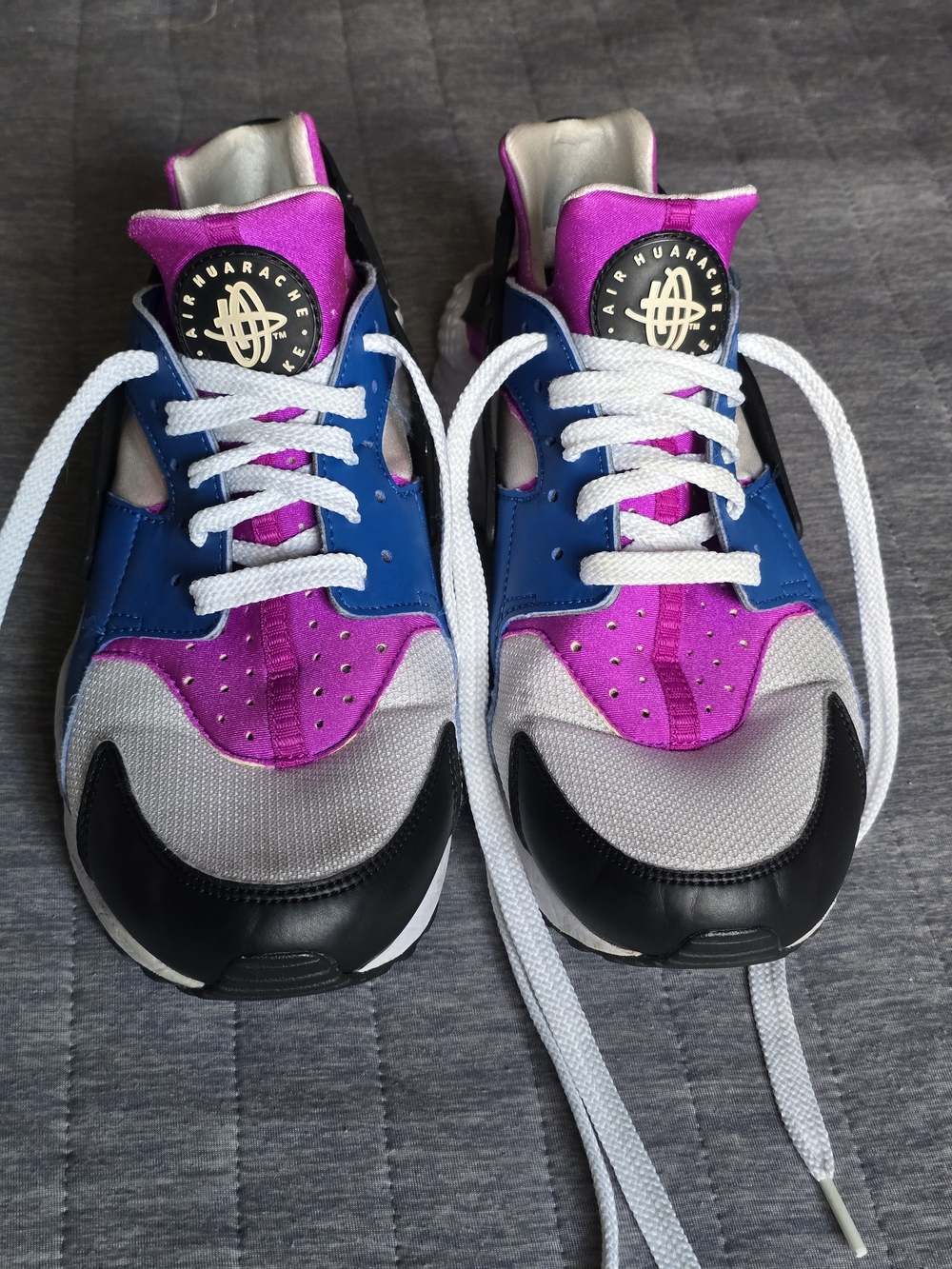 Nike Air Huarache Blue Jay Hyper Violet 318429-415 Men's Size 10 Retro